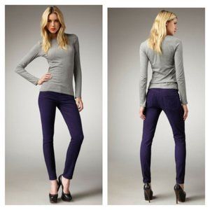 Medium Rise Cropped Skinny Jeans 